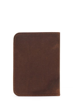 Мужской коричневый визитница Неожиданная скидка в корзине