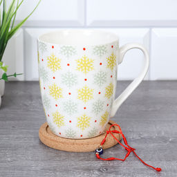 Подарочный набор Кружка 400 мл с подставкой под горячее / K5098/ АКЦИЯ