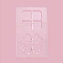 Форма для конфет и шоколада Мерси, 8 ячеек, 20?12?2.5 см, прозрачная