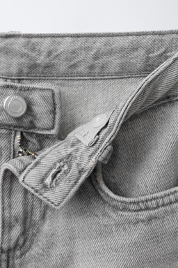 WIDE-LEG FAUX PEARL JEANS - Zara фото 4