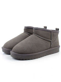 04-PF8300-5 GRAY Угги женские (натуральная замша, 100% шерсть)