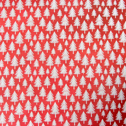 Цена за 10 шт. Бумага упаковочная новогодняя "Белый медвежонок", глянец, двусторонняя, 80 г/м2 , 50 х 70 см.