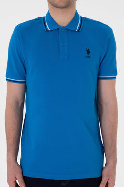 Erkek Kobalt Mavi Basic Ti__rt Sepette S_rpriz _ndirim - U.s. polo assn фото 7