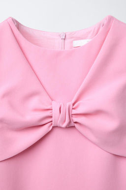 DRESS WITH TIE DETAIL - Zara фото 3