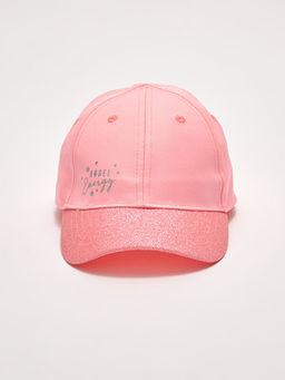 Yaz? Bask?l? K?z ?ocuk Kep ?apka