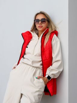 Женская Жилетка Г250 красный от Спортсоло