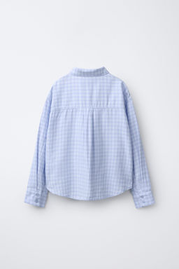 OVERSIZE CHECK SHIRT - Zara фото 10