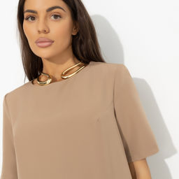 Платье базовое, Виртуальные будни (beige) - Charutti фото 3