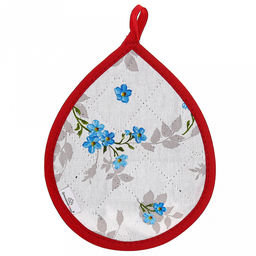 "Розовый ноктюрн" Прихватка 20х18см "Капелька", хлопок "Премиум" 191г/м2 - хлопок 100%, наполнитель - ватин 280гр/м2, "Домашняя мода" (Россия)