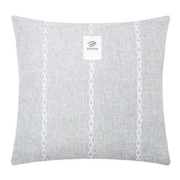 Наволочка декоративная Этель Косичка цвет серый,45х45 см полиэстер  фото 5