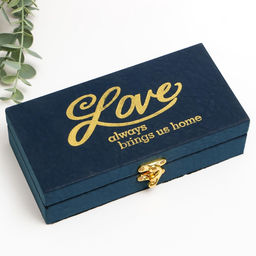 УЦЕНКА Шкатулка для украшений Любовь всегда возвращает нас домой, 5?10?20 см