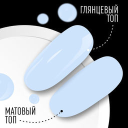 Гель лак для ногтей, CLASSIC COLORS, 3-х фазный, 8мл, LED/UV, цвет небесно-голубой (93) - Queen fair фото 5