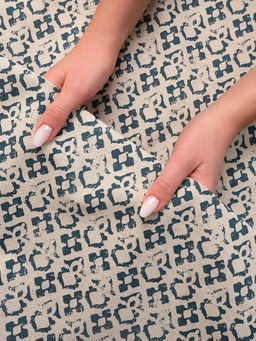 Штора набив. Амелия тесьма п/лен 145*260 см. - Лен поволжья фото 4