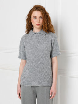 Блузка вязаная