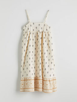 Kare Yaka K?z ?ocuk Elbise