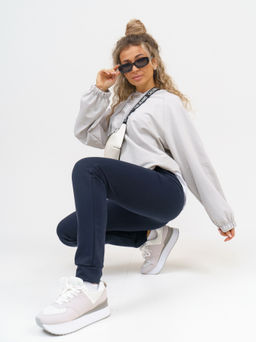 756 Брюки "Серо-синий"