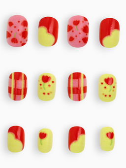 Детские накладные ногти Цветочки, 12 шт - Школа талантов фото 5