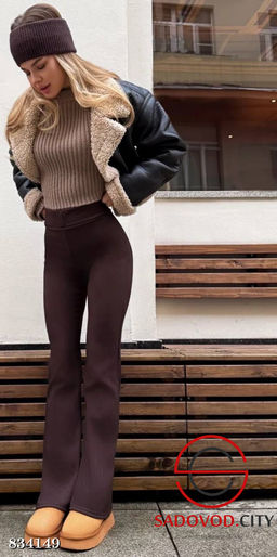 Лосины клеш с высокой посадкой - Bruno фото 2