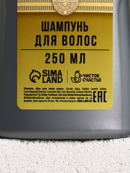 Подарочный набор «Тому, кто создан для побед», гель для душа, 250 мл и шампунь для волос, 250 мл, Чистое счастье