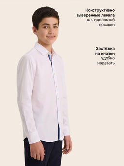Рубашка 4ш71526 белый - Nikastyle фото 3