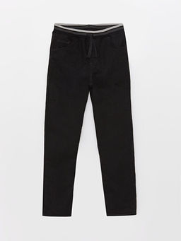 Beli Lastikli Polar Astarl? Erkek ?ocuk Jean Pantolon