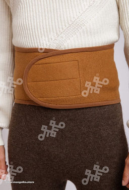 Пояс валяный из верблюжьей шерсти ПРЕМИУМ (арт. 03122)