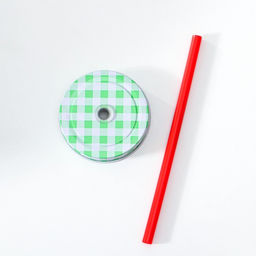 Банка стеклянная с крышкой и трубочкой Доляна «Галерея», 500 мл, 11×8×13.5 см, цвета МИКС