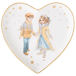 ТАРЕЛКА LEFARD СНЕЖНАЯ КОРОЛЕВА В ФОРМЕ СЕРДЦА 15*2 СМ