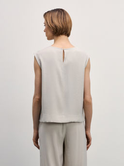 Топ из вискозы прямого кроя / Zarina фото 5