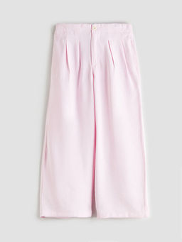 Beli Lastikli Pileli K?z ?ocuk Pantolon