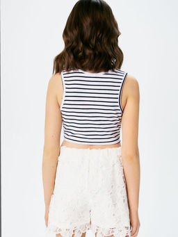 ACOOLA / Блузка-топ детская для девочек Zakat полоска  фото 4