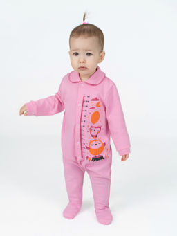 Комбинезон ясельный розовый совята