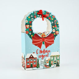 Цена за 2 шт. Коробка новогодняя складная «Роскошный Новый год» 12 х 21 х 5 см