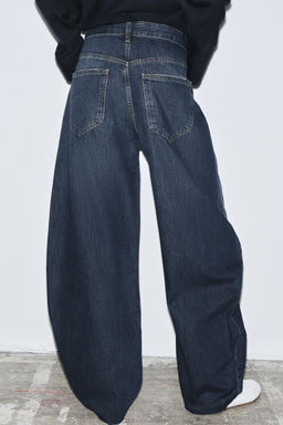 ZW COLLECTION BARREL MID-WAIST JEANS - Zara фото 3