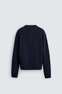 100% WOOL ARGYLE CARDIGAN - Zara фото 16