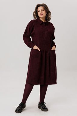 Платье ANELLI 1730 морозная вишня  фото 3