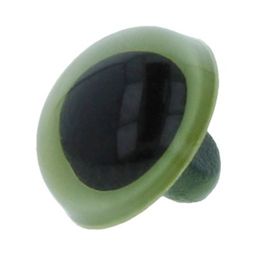 HobbyBe CRP- 10-5 Глаза кристальные пришивные d 10.5 мм 24 шт. зеленый