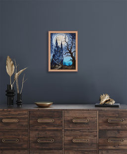 Набор для вышивания PANNA Золотая серия ZU-7323 Мрачный замок 23 х 33 см