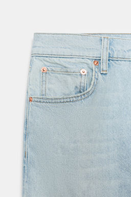 JEANS ZW COLLECTION BOOTCUT TIRO MEDIO / Azul claro - Zara фото 8