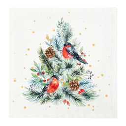 Набор салфеток сервировочных «Этель» Christmas bells, 40×40 см - 4 шт., 100% хлопок 100%, саржа 190 г/м²