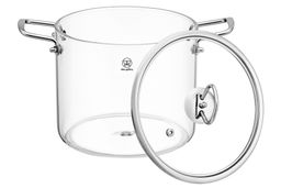 Кастрюля 4,5 л 30*20*20,5 см Crystal glass с крышкой - Elan gallery фото 18