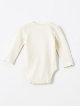 Bisiklet Yaka Bask?l? Erkek Bebek ??t??tl? Body ve Pantolon 2li Tak?m - Waikiki фото 3