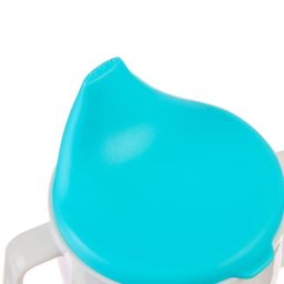 Тренировочный Поильник - чашечка 2в1, 150 мл., твердый носик, цвет голубой - Крошка я фото 5