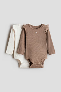 Pack de 2 bodies de algod?n - H&m фото 3