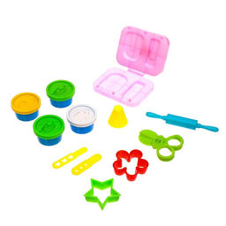 Цена за 4 шт. Набор для игры с пластилином Лавка мороженого, 4 баночки пластилина, в пакете