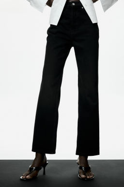 Straight High Waist Ankle Jeans - H&m фото 14