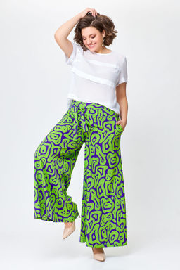 Блуза Swallow 803.2 черный+серебряный узор фото 423