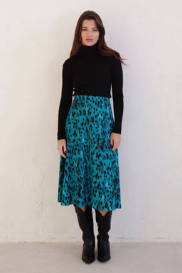 Юбка А-силуэта с принтом - Martichelli фото 11