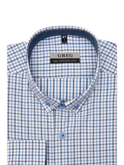 Сорочка мужская длинный рукав GREG 125/211/6095/b/1  фото 3