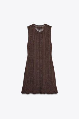 KNIT MINI DRESS - Zara фото 6